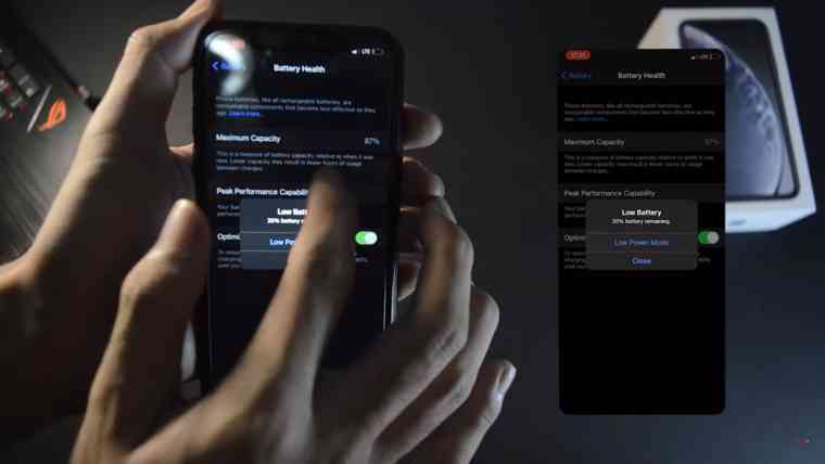 Potongan layar Cek Battery Health iPhone (Sumber: Youtube/Tech In)