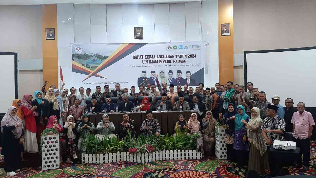 Raker Anggaran Tahun 2024 UIN IB Padang Resmi Ditutup: Rektor Berikan ...