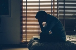 Ilustrasi seseorang mengalami depresi. (iStockPhoto/Tzido via Kompas.com)