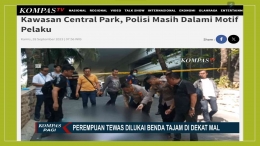 tangkapan Layar Kompas,TV Jakarta