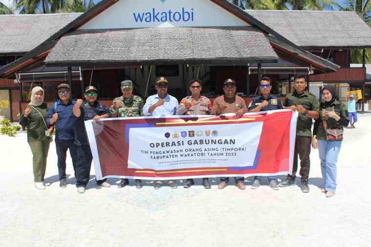 Giat Operasi Gabungan TIMPORA di Wakatobi Resort Tomia (dok pribadi)