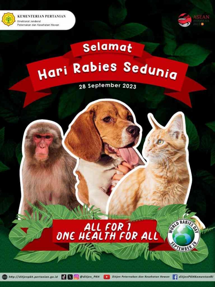 Hari Rabies Sedunia: Kementan