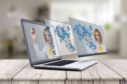 Gampang tampilan prezi, laptop,3d (https://pixabay.com/id)
