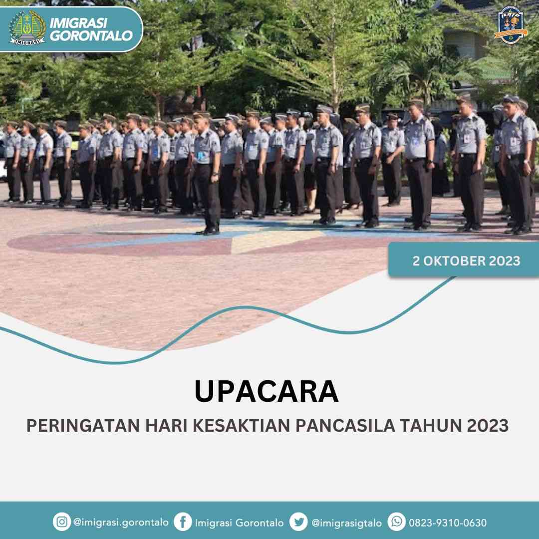 Segenap Jajaran Kanim Gorontalo Ikuti Upacara Peringatan Hari Kesaktian ...