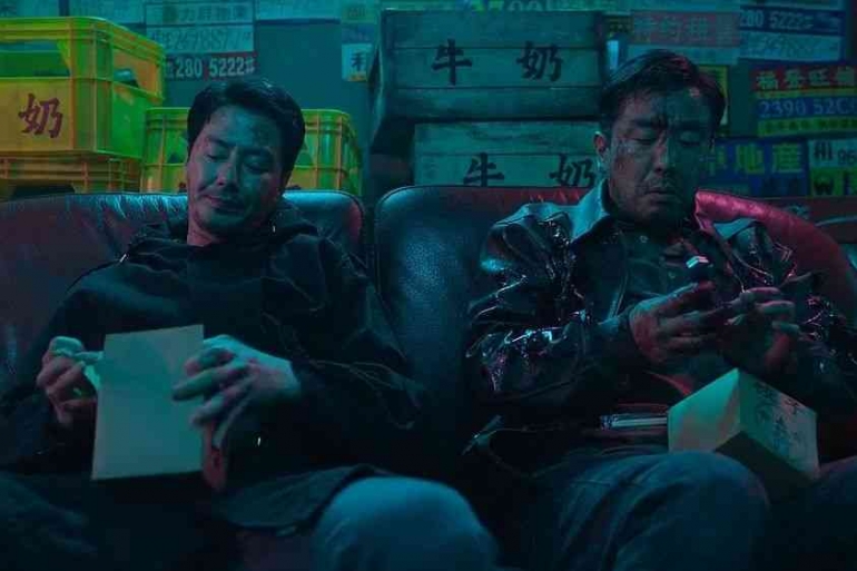Kim Doo Sik & Jang Ju-Woon yang merupakan partner kerja | Dok. Disney+