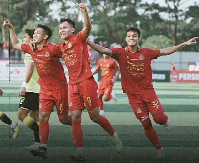 Momen perayaan gol para pemain Persipa Pati. Sumber: Instagram/persipaofficial