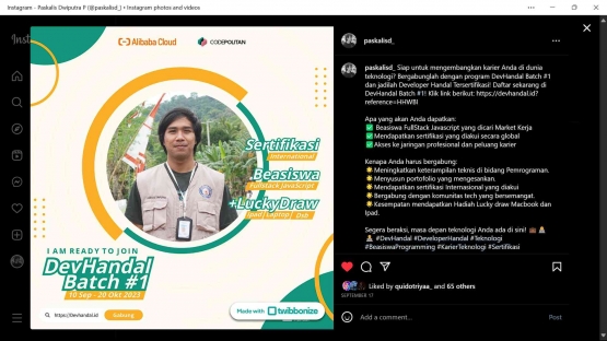 Input sumber gambar
