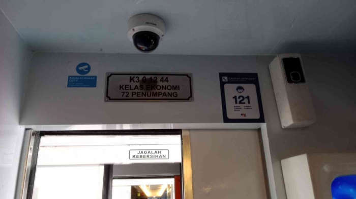 Satu kereta terdapat 72 tempat duduk. Dokpri