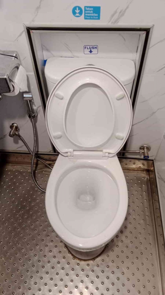 Kamar mandi yang bersih. Dokpri