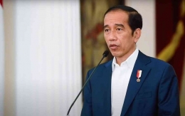 Jokowi merespon usulan dirinya menjadi Ketum PDI-P. Foto: https://setkab.go.id/
