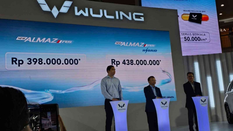 Launching harga New Almaz RS 2023 di MKG 3, Jakarta. (Sumber: Dok. Pribadi)