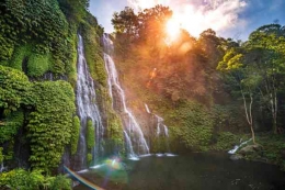 Air terjun, objek wisata di Indonesia yang sarat akan keindahan. Sumber: Istockphoto (Kemter)