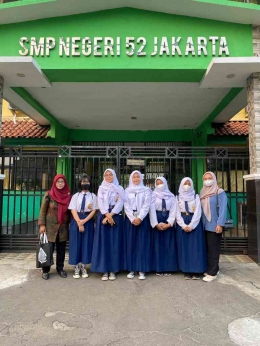 Siswi SMPN 52 Juara Kecamatan Jatinegara, Dok. Pribadi