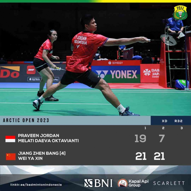(Foto Aplikasi X.com/@INABadminton)