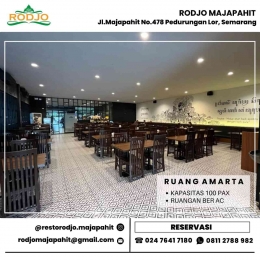 Rodjo Resto Resto Rodjo Majapahit: Memetik Kenikmatan Majapahit di Kota Semarang ...
