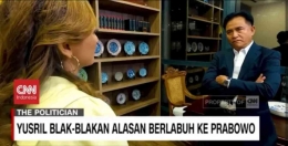 Input sumber gambar Youtube CNN Indonesia/ The Politician: Menakar Peluang Yusril Ihza Mahendra dalam bursa Cawapres Koalisi Indonesia Maju