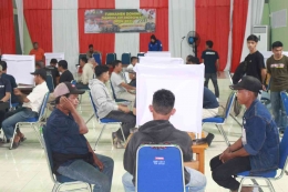 Dokumentasi Kodim 1311 dalam lomba Domino memperingati HUT ke 78 TNI di Aula KOdim 1311