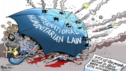 Praktik Penerapan Hukum Humaniter Internasional sebagai norma yang mengikat (Image Source: thefinancialexpress.com) 