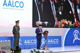 Ma'Ruf Amin memberikan kata sambutan/Dok Kemenkumham