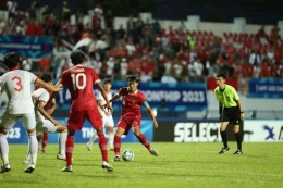 Indonesia vs Vietnam di partai Final Piala AFF U-23. Foto: PSSI via Kompas.com