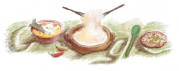 Papeda, panganan masyarakat Indonesia Timur (sumber gambar: Google)