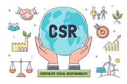 Ilustrasi Corporate social responsibility (CSR). Sumber : freepik.com/freepik