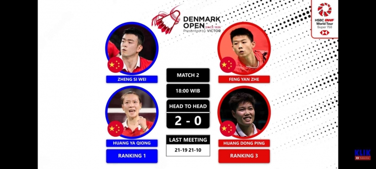 Jadwal dan Drawing Final Denmark Open 2023 (Foto : Ngapak Vlog)