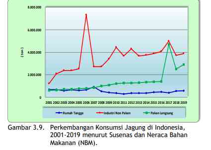 sumber : outlook jagung 2020