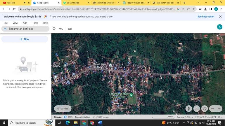 Google Earth (Kawasan Permukiman)