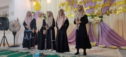 Grup harmoni SMPAN saat tampil dalam ajang festival nasyid.doc.ydhi