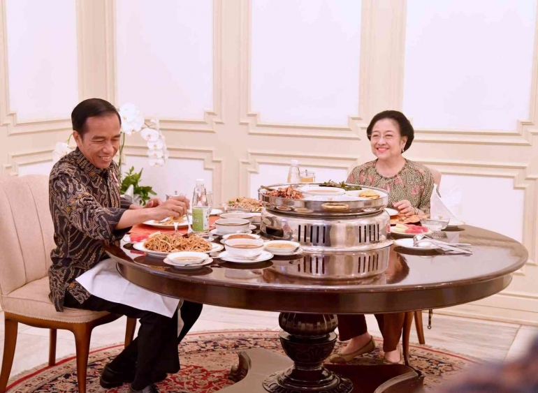 Kapan Jokowi makan bareng lagi dengan Megawati Soekarnoputri ? (sumber TIRTO.id)