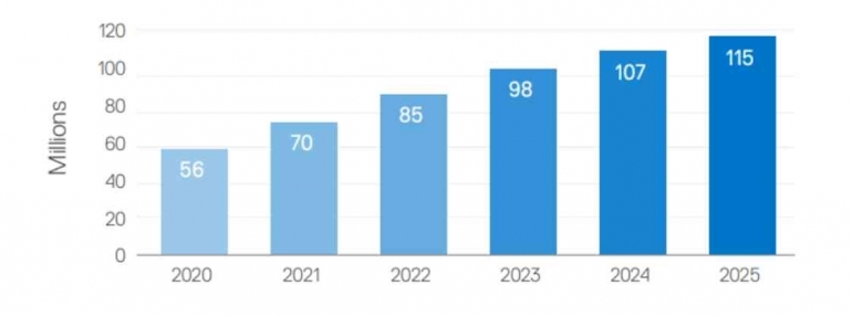Tren Pertumbuhan DaaS 2020-2025 (Dokpri)