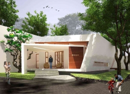 Contoh desain rumah hemat energi (dok foto: arsitag.com)