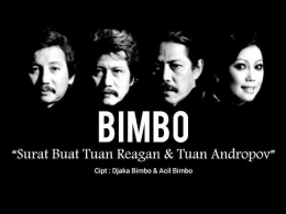 Ilustrasi grup musik Bimbo (sumber : Abdulah Siddik )