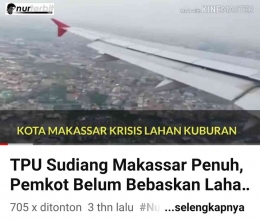 Terbang di atas areal TPU Sudiang sebelah bandara Sultan Hasanuddin (dok Nur Terbit).
