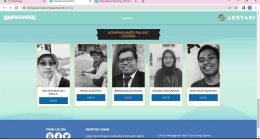 Para nominasi Kompasianer Paling Lestari. Foto hasil tangkap layar 