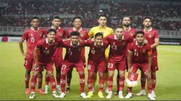 Squad Timnas Indonesia saat melawan Brunei Darussalam. https://www.kompas.tv/olahraga. sumber: PSSI