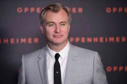 Christopher Nolan, sutradara film Oppenheimer. Sumber: getty images (JULIEN DE ROSA)