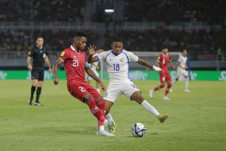 Indonesia vs Panama. (Kompas.com/suci rahayu)