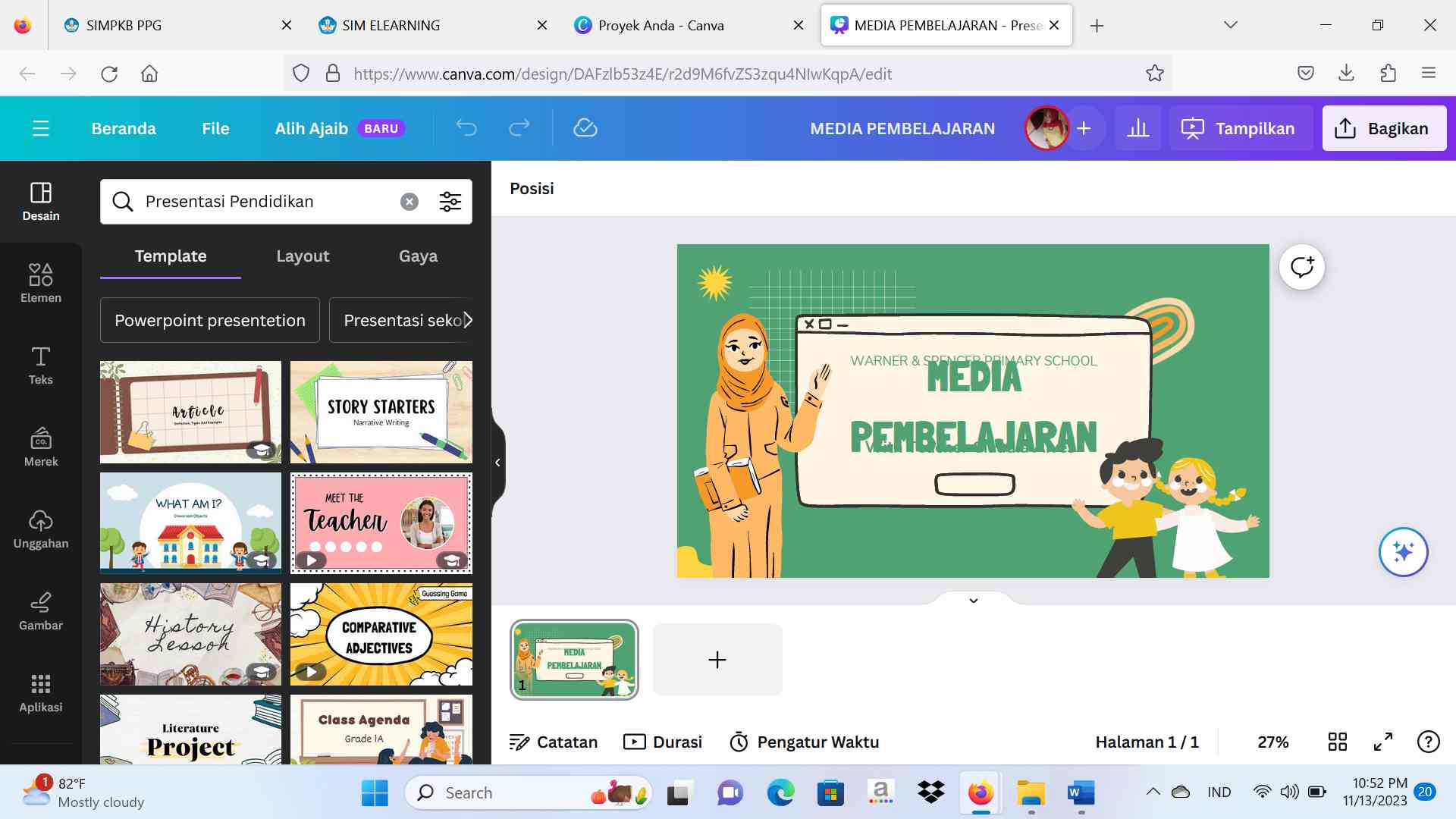 Pemanfaatan Aplikasi Canva Sebagai Media Pembelajaran Halaman 1 ...