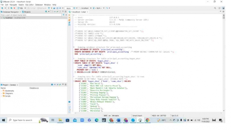 Open SQL Script, klik execute SQL script (Dokpri)