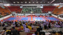 dok: Humas Unmuh Jember. Kondisi perlombaan Internasional Open Karate Championship Walikota Surabaya 2022 di Gelora Bung Tomo
