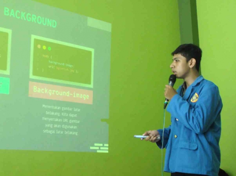 Penyampaian Materi HTML (dokpri)