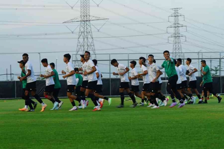 (Latihan Timnas U-17 Indonesia Sebelum Duel Melawan Panama Dok: pssi.org)