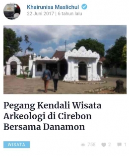 Blogtrip Kompasiana ke Cirebon menjadi multi wisata dari arkeologi, kuliner, religi, hingga sejarah (Dokpri)