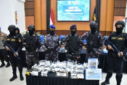 Tim Gabungan Operasi TNI AL, BNNP Kalimantan Utara, Bea Cukai/Dispenal