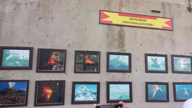 foto-foto Erupsi Gunung Merapi dari Tahun ke tahun di Musium Mini Sisa Hartaku /dokpri