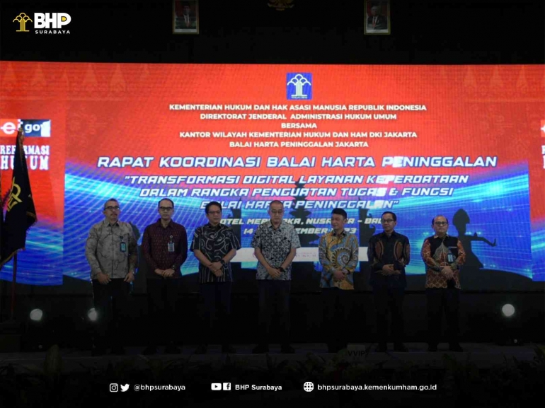 dok. Humas BHP Surabaya/Rapat Koordinasi Balai Harta Peninggalan