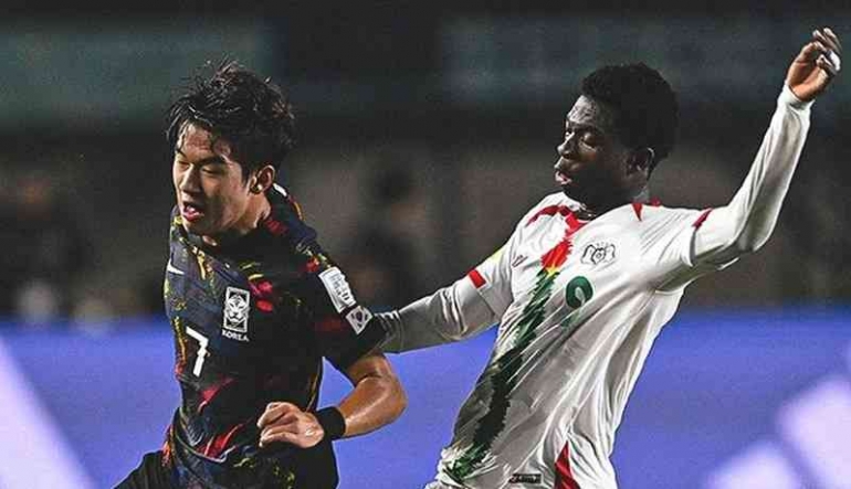 Timnas Burkina Faso U-17 tumbangkan Korea Selatan. Sumber Gambar: OkeZone Bola.
