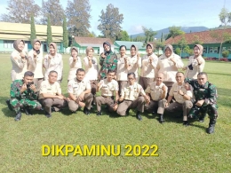 Saat menempuh Dikpaminu tahun 2022 di Pusdikajen Lembang | Dokumentasi pribadi